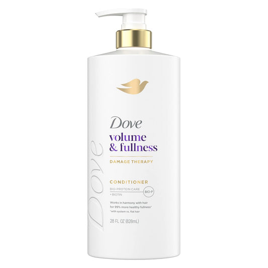 Dove Conditioner Volumen & Fülle für feines, dünnes Haar mit Bio-Protein-Care-Technologie und Biotin 28 Fl Oz