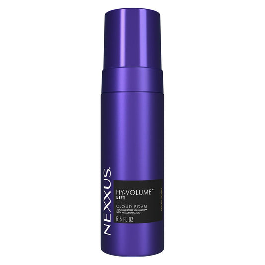 Nexxus Hy-Volume Cloud Foam Haarstyling-Schaum für mehr Volumen und Fülle bei plattem und schlaffem Haar, mit Hyaluronsäure und Magnitube-Volumizer-Technologie, 163 ml