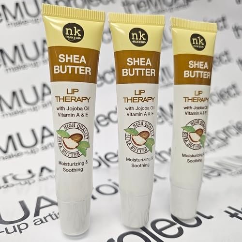 3er Pack Shea Butter Lippenpflege – Feuchtigkeitsspendend, beruhigend und pflegend für trockene und rissige Lippen