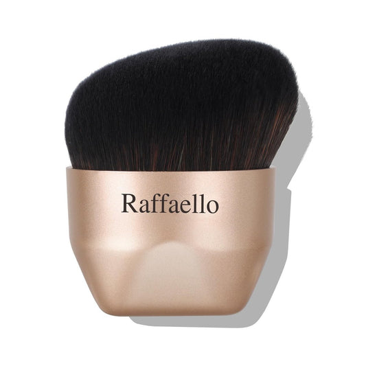 Raffaello Angled Kabuki Foundation Brush – Champagner Gold – Schnell & Perfekt