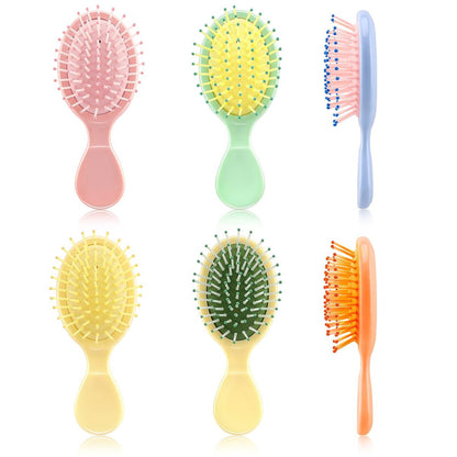 HOFASON 6er Pack Mini Nasshaarbürsten für Frauen, Mädchen, Teens – Bulk-Stocking-Stuffer, Brautjungferngeschenk, Junggesellinnenparty-Geschenke, Reise, Spa-Party, Weihnachtsgeschenk