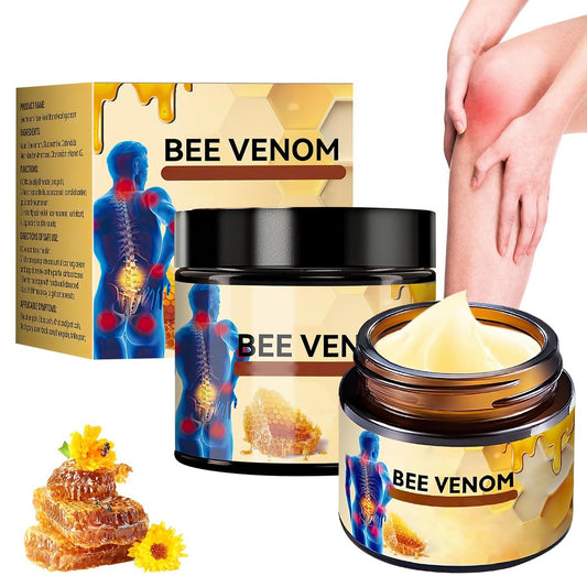 2er-Pack Bienengift-Feuchtigkeitscreme, professionelle Bienengift-Creme, natürliche Formel, schnell einziehend, leichte Hautpflegecreme für den täglichen Körper