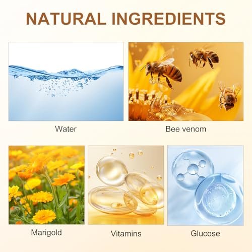 2er-Pack Bienengift-Feuchtigkeitscreme, professionelle Bienengift-Creme, natürliche Formel, schnell einziehend, leichte Hautpflegecreme für den täglichen Körper