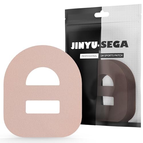 Omnipod 5 Overpatches wasserdicht mit Band, vorgeschnittene Schweißschutz Sensorpflaster Klebepflaster (Nude) - 30 Stück