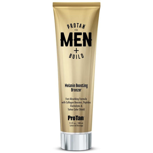 ProTan for Men + Build Bronzer Fast Absorbing Formula Tattoo Color Shield 9.5 oz