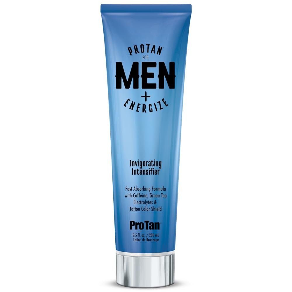 ProTan Men + Energize belebender Bräunungsverstärker mit Tattoo Color Shield 9,5 oz