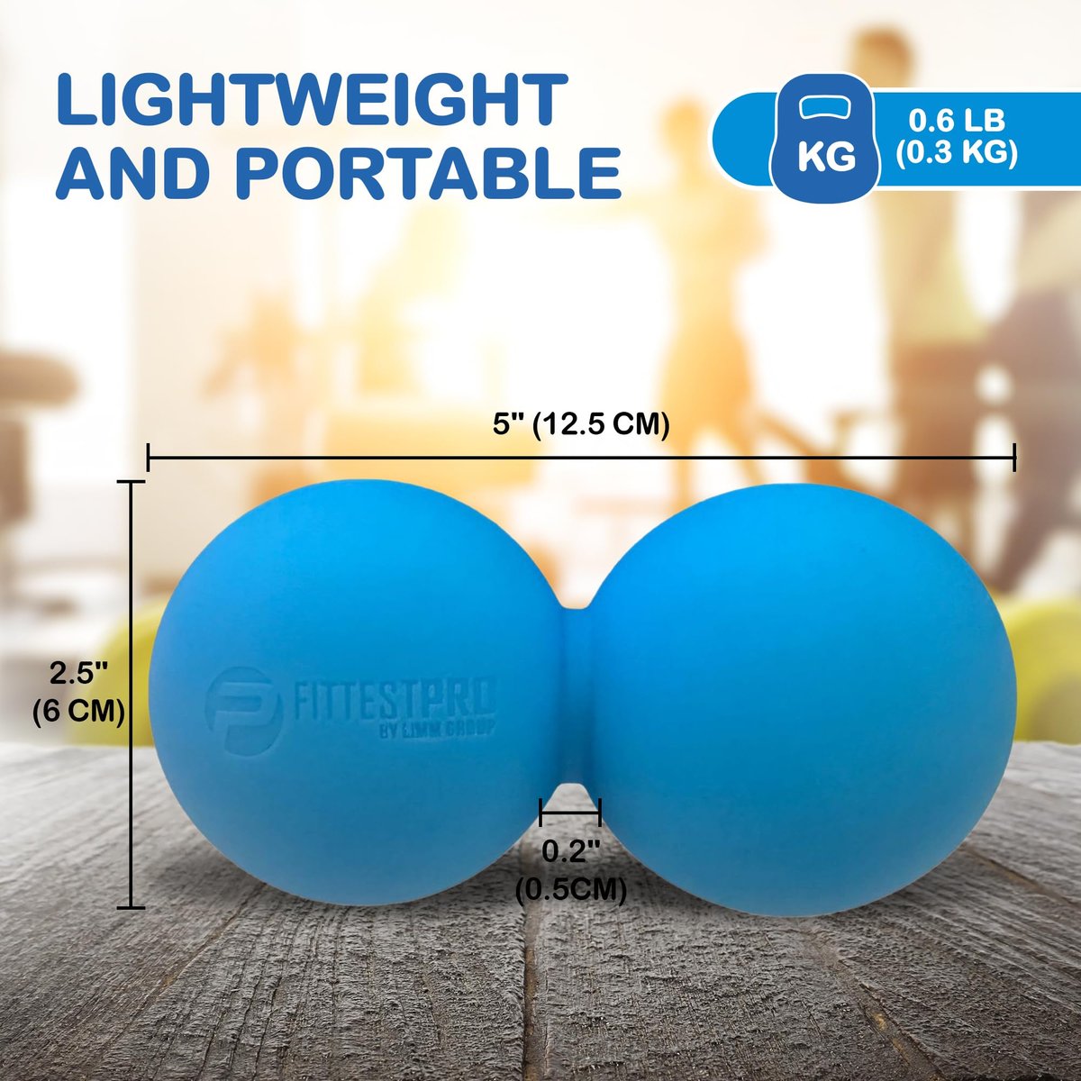 Peanut Massage Ball – Doppel-Lacrosse-Massageball & Mobilitätsball für Physiotherapie – Tiefengewebe-Massagewerkzeug für myofasziale Entspannung, Muskelentspannung, Akupressur