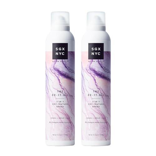 SGX NYC The Do It All 3-in-1 Trocken-Texur-Spray – Vielseitiges Trockenshampoo und Haarspray für erfrischtes Haar – Trocken-Texur-Spray für mehr Volumen – 2er-Pack