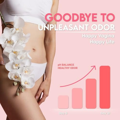 Airboy Vaginale Probiotika Gummibärchen für Frauen – Ananas-Gummis für ausgewogenen pH-Wert, Hefegleichgewicht & Florasupport – 60 Gummis