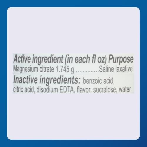 Major Magnesiumcitrat Salinisches Abführmittel - Hilft bei gelegentlicher Verstopfung (Unregelmäßigkeit) - Zitronengeschmack - 295 ml (1 Packung)