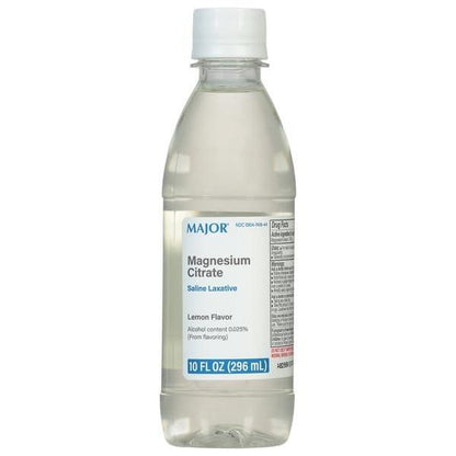 Major Magnesiumcitrat Salinisches Abführmittel - Hilft bei gelegentlicher Verstopfung (Unregelmäßigkeit) - Zitronengeschmack - 295 ml (1 Packung)