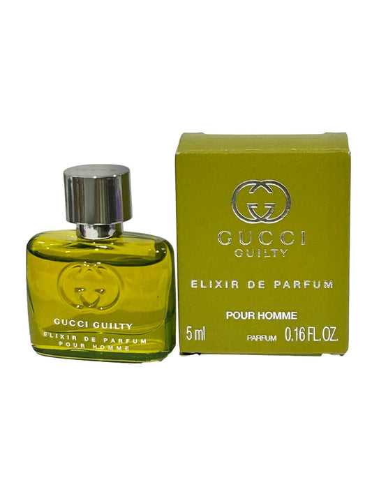 Gucci Guilty ELIXIR Parfum für Männer MINI Reisegröße 5 ml / 0,16 fl.oz (MINI SPLASH ON)
