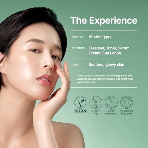 PURITO SEOUL Best Kit – Komplette Hautpflege-Routine mit Panthenol-Reiniger & Creme, Unparfümierte Centella-Serum & Toner, für alle Hauttypen, Geschenkset, K-Beauty, 3,52 fl. oz.