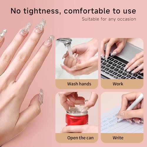 Gosojam Nagelkleber 2er-Pack – Schnelltrocknender, langanhaltender Kleber für Acryl-, Press-On- & Gelnägel – Wasserfest, kein UV/LED nötig, 10g x 2 – Starke Haftung, schonend zu den Nägeln, ideal für DIY & Salon