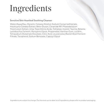 Murad Heartleaf Soothing Cleanser – Sanfte Gesichtsreinigung mit fermentiertem Heartleaf, Beta-Glucan, Ceramiden und Mikroalgen zur Reduzierung von Rötungen und Beruhigung empfindlicher und zu Ekzemen neigender Haut – 150 ml