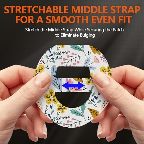 Omnipod 5 Overpatches wasserdicht mit Trägerband, vorgeschnittene, schweißresistente Klebe-Pflaster für Omnipod 5 Sensor, 20 Stück