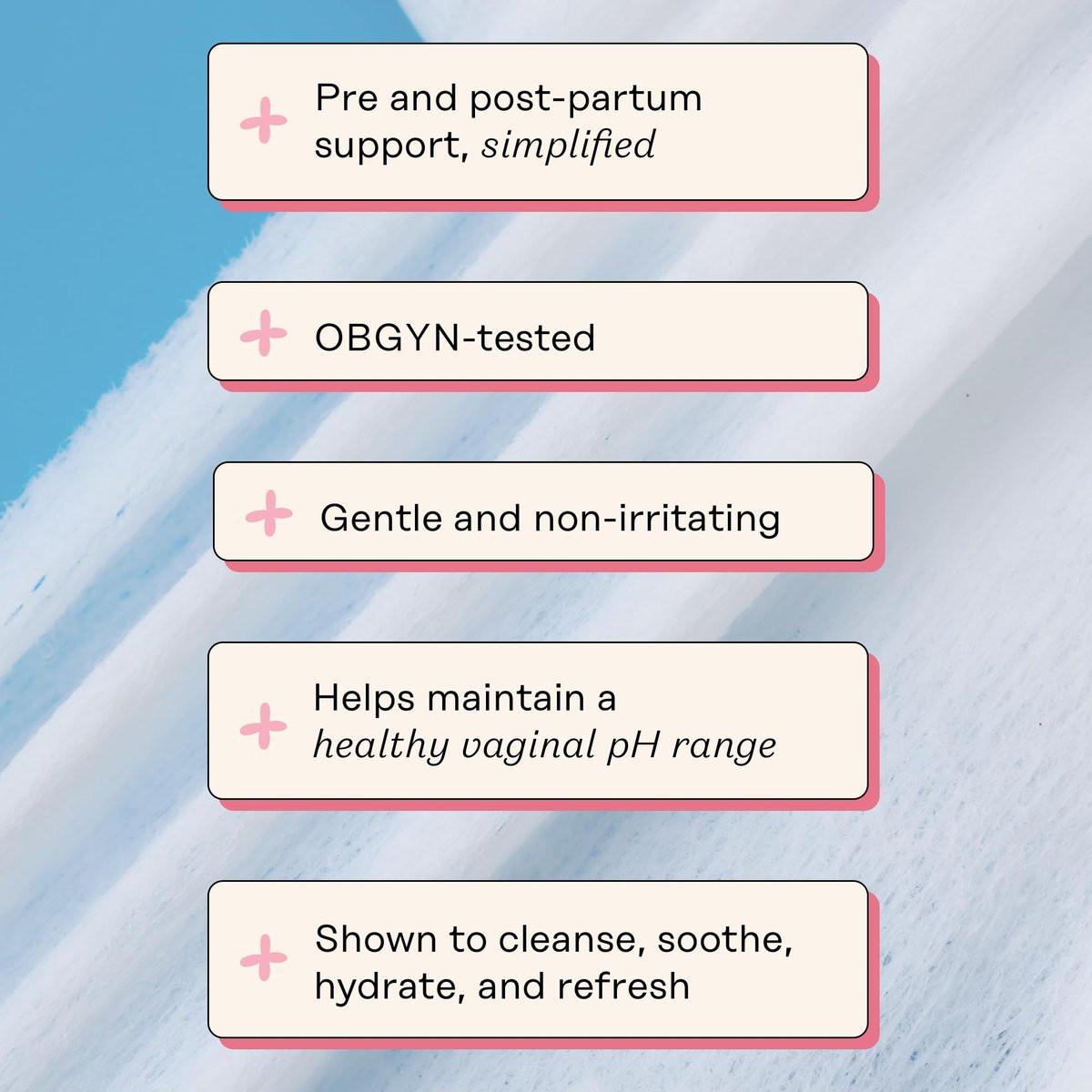 The Honey Pot Company – Beruhigende Hexenfein-Tücher für die Intimhygiene & Hämorrhoiden – Postpartum Essentials – Schwangerschafts-Muss – pH-ausgeglichen – Spülbare Hämorrhoiden-Behandlung – 20 Tücher