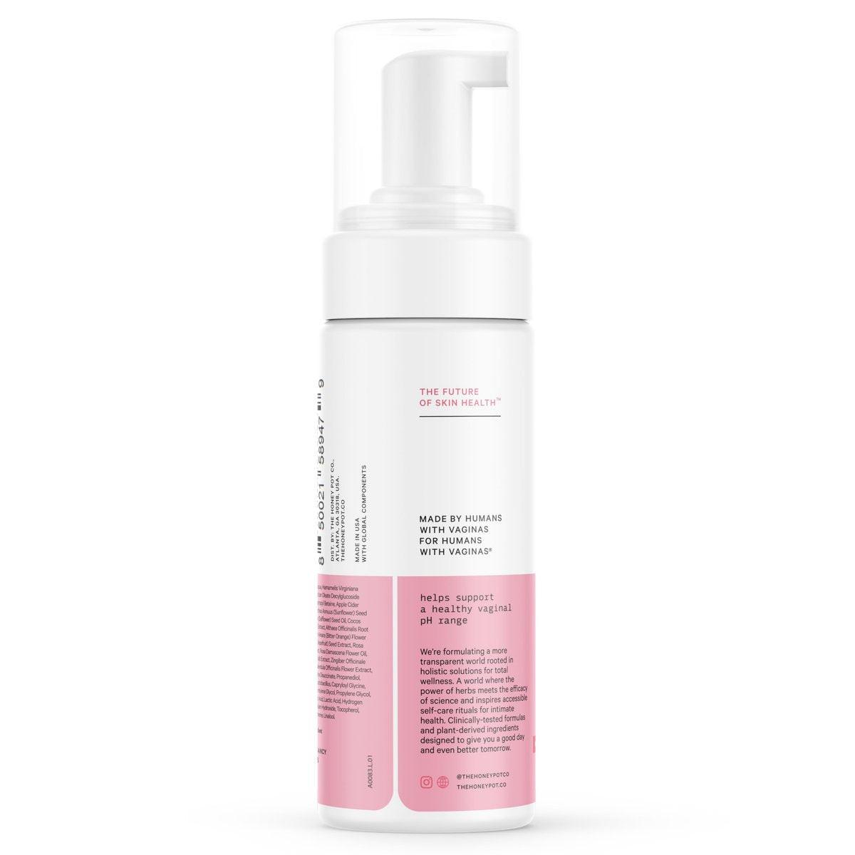 The Honey Pot Company - Witch Hazel Intimwaschgel - Postpartumbedarf - Kräutergetränkte Hygiene-Waschung für empfindliche Haut - pH-ausgeglichen - 5,51 Fl Oz