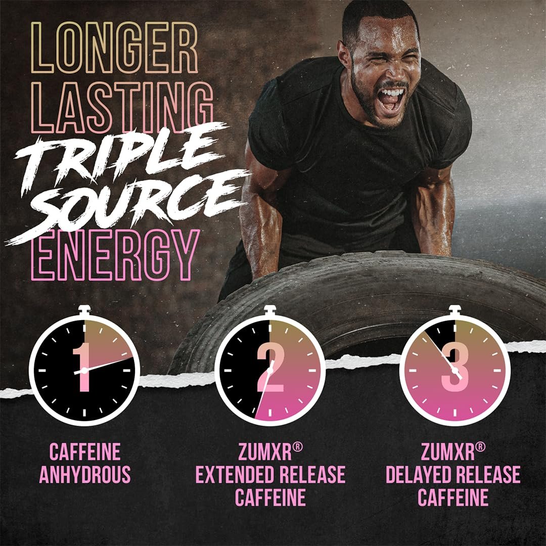 ALPHA LION Core Pre Workout mit Kreatin für Leistung, Beta-Alanin für Muskeln, L-Citrullin für Pump & Tri-Source Koffein für anhaltende Energie (30 Portionen, King Lemonade Geschmack)
