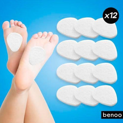 Metatarsal-Pads für Damen und Herren (12er-Pack) – Filz-Ballenpolster für Schmerzlinderung, für alle Schuharten, Morton Neurom, Einlegesohlen für hohe Absätze, Einheitsgröße (6 mm dick)
