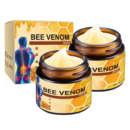 OSFRIAGE Bienengift Gelenk Gel, Professionelle Bienengift Salbe, Bienengift Creme, Gelenk- und Knochencreme für Rücken, Knie, Hände, Nacken, Füße - 60g (2er-Pack)