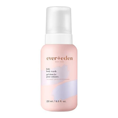 Evereden Multi-Vitamin Kids Body Wash Cool Peach – Sanfte Körperpflege für empfindliche Kinderhaut, Feuchtigkeit & Pflege, 8,5 fl oz
