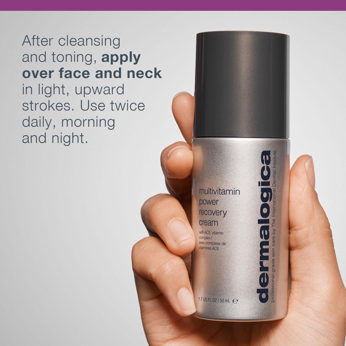 Dermalogica MultiVitamin Power Recovery Face Cream – Feuchtigkeitsspendende Gesichtscreme mit Antioxidantien gegen Hautalterung, 50 ml