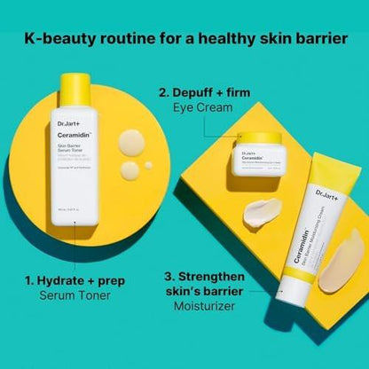 Dr.Jart+ Ceramidin Korean Augencreme mit Ceramiden | Koreanische Hautpflege, 0,5 Fl Oz
