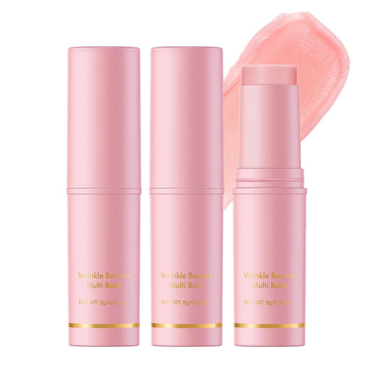 2er-Pack Feuchtigkeitsspendender Augen- und Lippenbalsam-Stick – Festigender Under Eye Balm, Make-up-Grundlage, Reduziert Falten, Vegan & Tierversuchsfrei