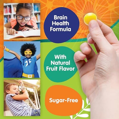 OmegaVia Omega 3 Chewies – Tägliche DHA-Kaubare Vitamine für Kinder ab 3 Jahren, Unterstützung für Gehirn & Augen, Zuckerfreier natürlicher Fruchtgeschmack, Omega-3-Fischöl, 30 Einzelpackungen