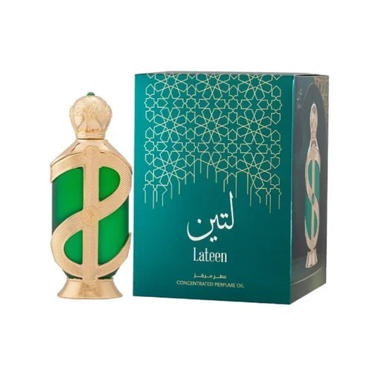 Hamidi Lateen - Parfümöl für Damen und Herren, langanhaltendes Unisex-Parfüm auf Ölbasis, 22 ml, alkoholfrei