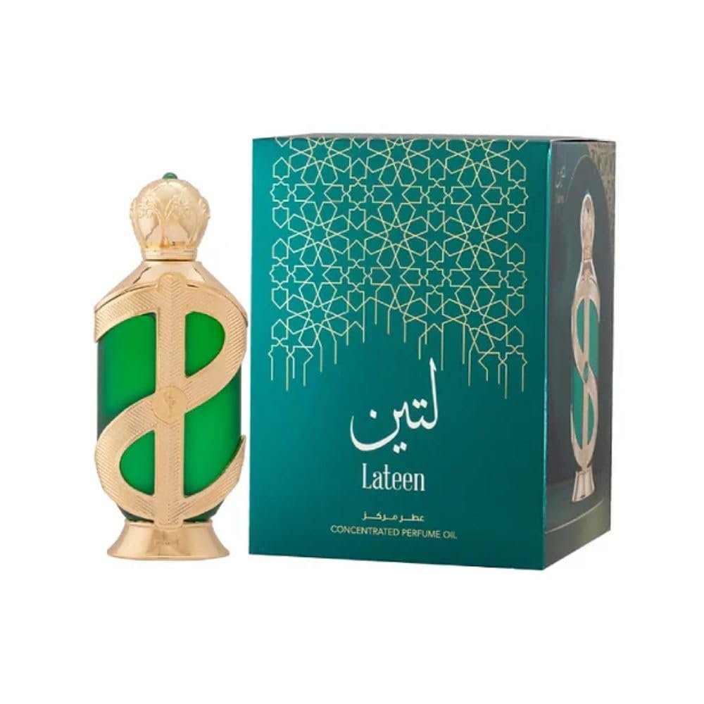Hamidi Lateen - Parfümöl für Damen und Herren, langanhaltendes Unisex-Parfüm auf Ölbasis, 22 ml, alkoholfrei