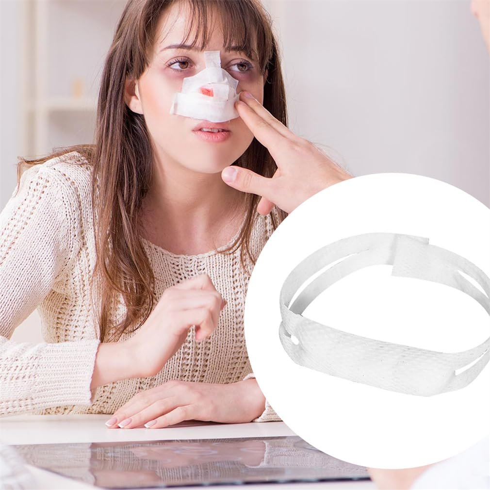 Nasenverband 10 Stück – Elastische Nasenbandagen für postoperative Versorgung & Septum-Erholung