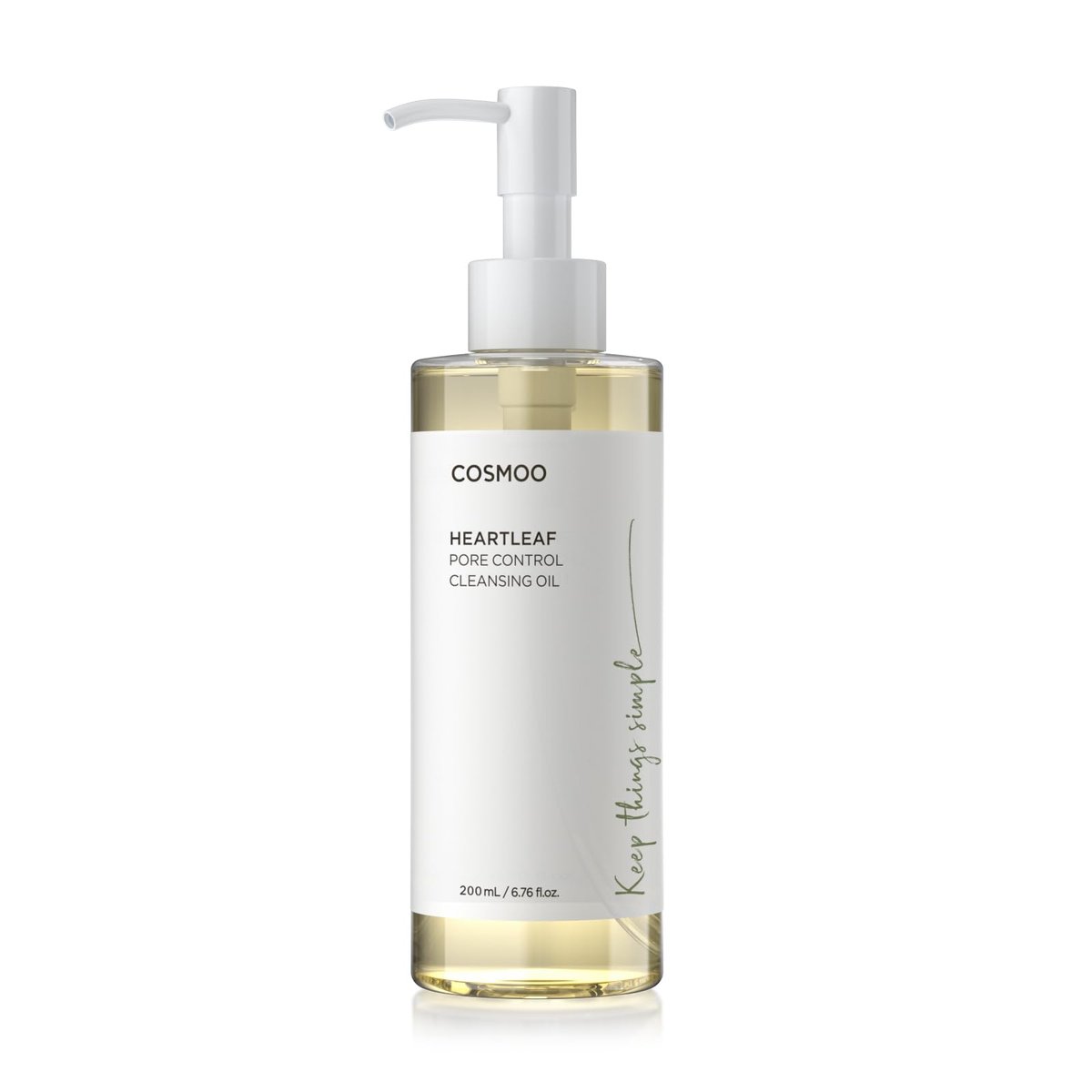 COSMOO Deep Cleansing Oil – Sanftes Reinigungsöl für alle Hauttypen, Porenverfeinerung, Make-up-Entfernung, 200 ml