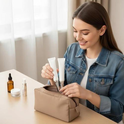 VASANA 6er-Pack 15 ml leere Quetschtuben aus weißem Kunststoff für Augencreme, Lippenbalsam, DIY-Kosmetik, mit silbernem Deckel