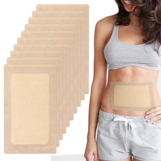 20er-Pack Castoröl-Pack-Wrap, extra groß 11,02 x 6,29 Zoll für reines Castoröl, selbstklebend, saugstark, aus Bio-Baumwollflanell, auslaufsicher, für Frauen und Männer