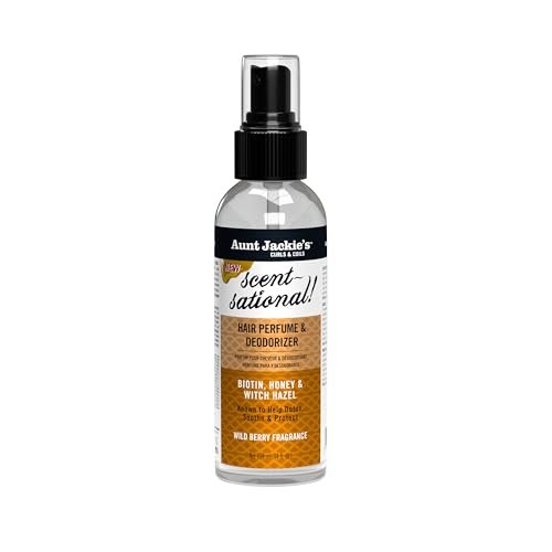 Aunt Jackie’s Braid + Twist Collection Scent-Sational Hair Parfüm & Deodorizer – Neutralisiert Gerüche und erfrischt das Haar mit Hamamelis, Biotin und Honig – 118 ml