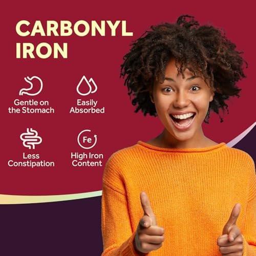 Doctor's Recipes Eisen 65 mg mit Vitamin C – Maximale Aufnahme & Magenfreundliche Eisenkapseln für Bildung roter Blutkörperchen, Herz-, Gehirn- & Immunsystem – Vegan, Nicht-GVO, 30 Tabletten