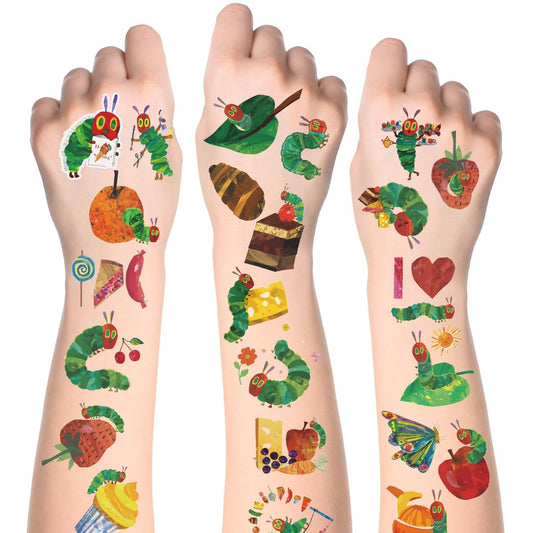 Andi Cppss Hungry Insects Temporäre Tattoos - 144 Stück Kinder Tattoos für Partyzubehör, Insekten Motiv Tattoo Aufkleber für Kinder, Niedliche Tiermotive für Klassenzimmer Belohnungen, Geburtstagsfeiern & Event Dekoration