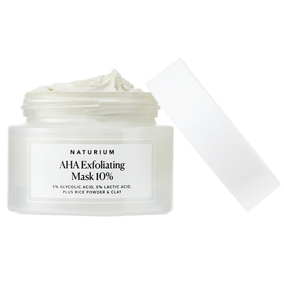 Naturium AHA Peeling-Maske 10% mit Glykolsäure und Milchsäure – sanfte Hauterneuerung für einen strahlenden Teint, vegan & tierversuchsfrei, 1,7 oz