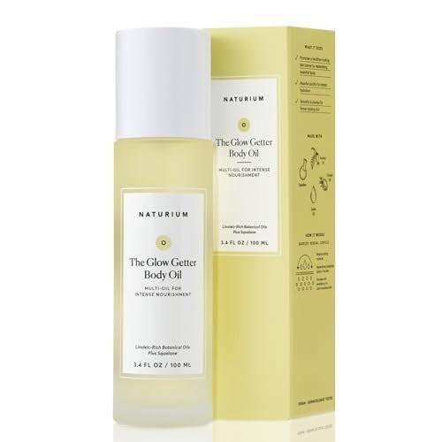 Naturium The Glow Getter Körperöl – Mehrfachöl für intensive Pflege, feuchtigkeitsspendend & nährend, vegan & tierversuchsfrei, 100 ml
