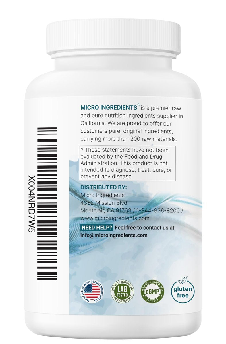 Reines Magnesiumcitrat 500 mg, 300 Kapseln | Mit fettlöslichem Vitamin C | 100% cheliert | Nur aktive Inhaltsstoffe