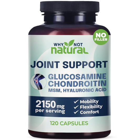 Why Not Natural Glucosamin Chondroitin MSM – Gelenkunterstützung für Knie & Gelenke