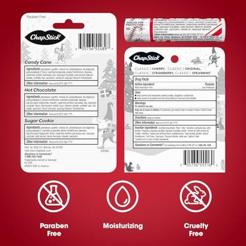 ChapStick Lippenbalsam, Sorten 11er-Pack – Feuchtigkeitspflege, je 4,25 g