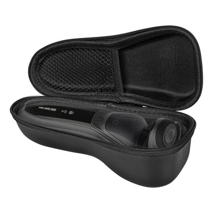 Linkidea Hartschalen-Etui für Elektrorasierer – Schutzbox für Reise und Alltag, kompatibel mit Philips Norelco Series 7, kompakte Herrenrasierertasche (Schwarz)