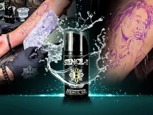 Bishop Tattoo Supply Stencil-It Stencil Gel – Tattoo Transfer Gel für professionelle Tätowierer, 3,3 Unzen, Hergestellt in USA