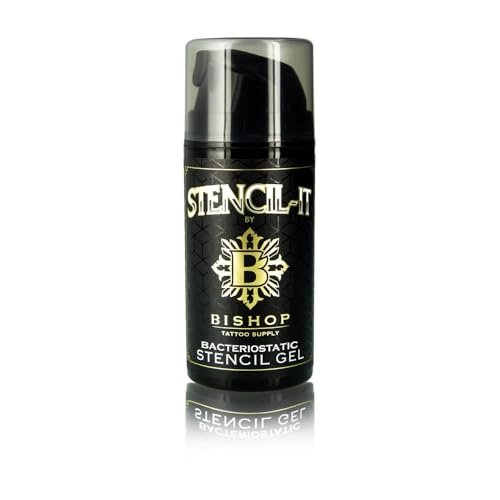 Bishop Tattoo Supply Stencil-It Stencil Gel – Tattoo Transfer Gel für professionelle Tätowierer, 3,3 Unzen, Hergestellt in USA
