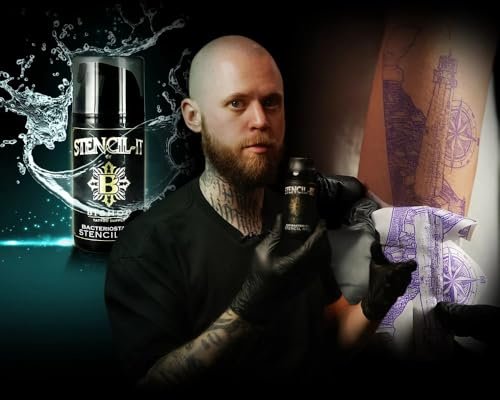 Bishop Tattoo Supply Stencil-It Stencil Gel – Tattoo Transfer Gel für professionelle Tätowierer, 3,3 Unzen, Hergestellt in USA
