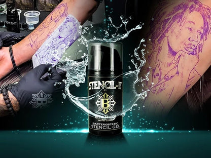 Bishop Tattoo Supply Stencil-It Stencil Gel – Tattoo Transfer Gel für professionelle Tätowierer, 3,3 Unzen, Hergestellt in USA