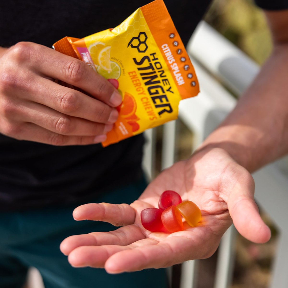 Honey Stinger Organic Citrus Splash Energy Chews – Glutenfrei & Koffeinfrei, für Sport & Performance, 21,6 Unzen (12er-Pack)